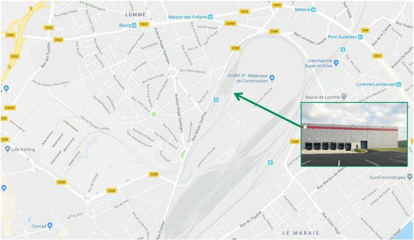 Entrepôt classe a Lille 6033m² Location entrepôt classe a Lille Nord OLLOG2309592 1
